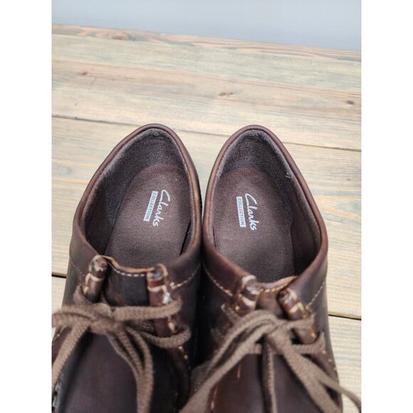 Clarks Padmora Wallabee Beeswax Shoes Womens 7 Brown Leather 15260 - Picture 8 of 10